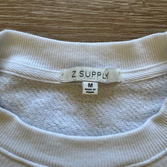 Z Supply Crew Neck Striped Sweatshirt - Size M - Picture 2 of 5